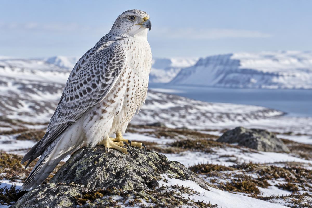 الصقر الجير — Falco rusticolus
